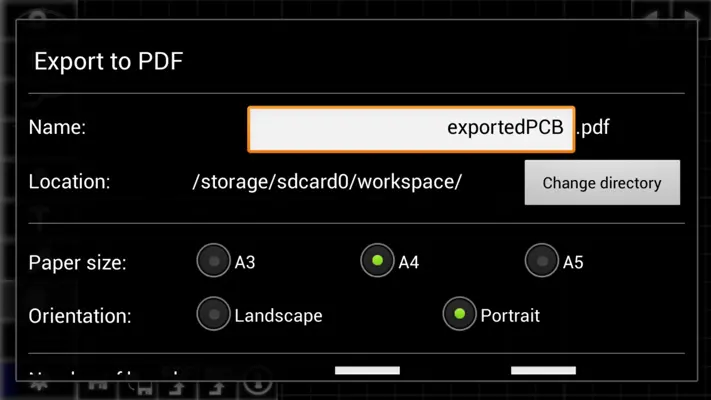 Droid PCB android App screenshot 2